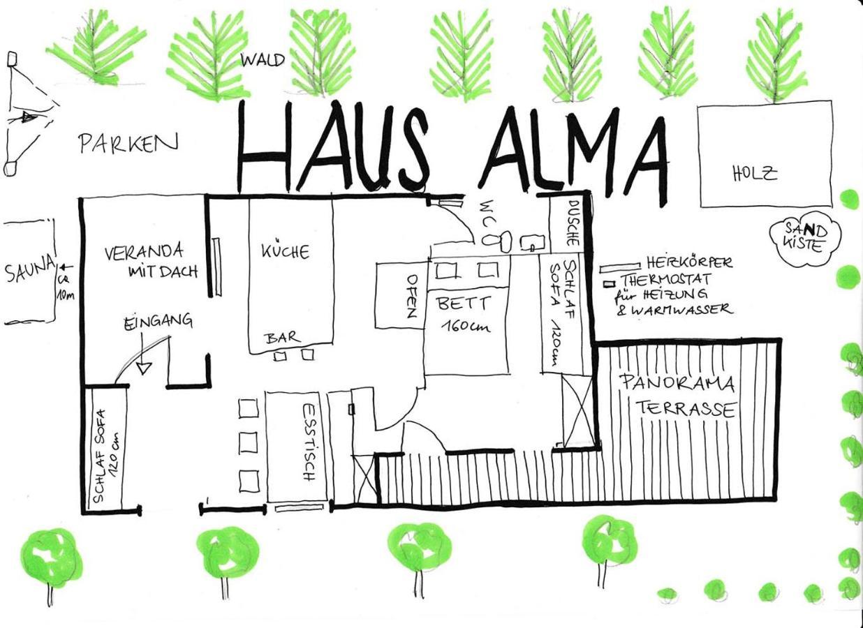 Minihaus in den Bergen/ Small mountain house Greith  Exterior foto